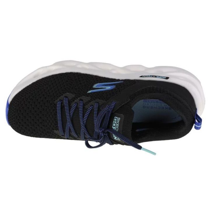 Bėgimo bateliai Skechers Go Run Swirl Tech-Dash Charge, juodi