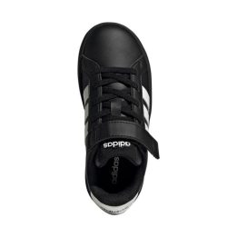 Vaikiški sportiniai batai adidas Grand Court 3.0, juodi ir balti