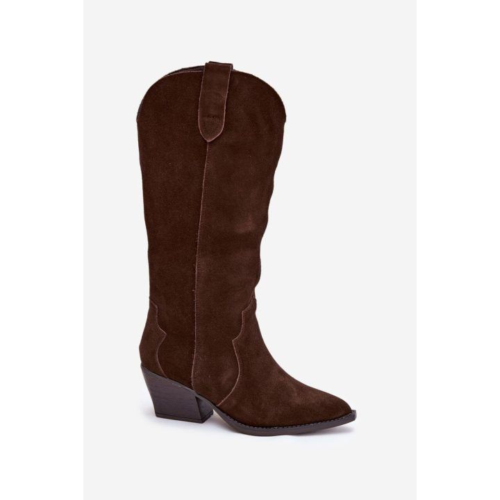 Ilgaauliai batai moteriški Step In Style – ruda