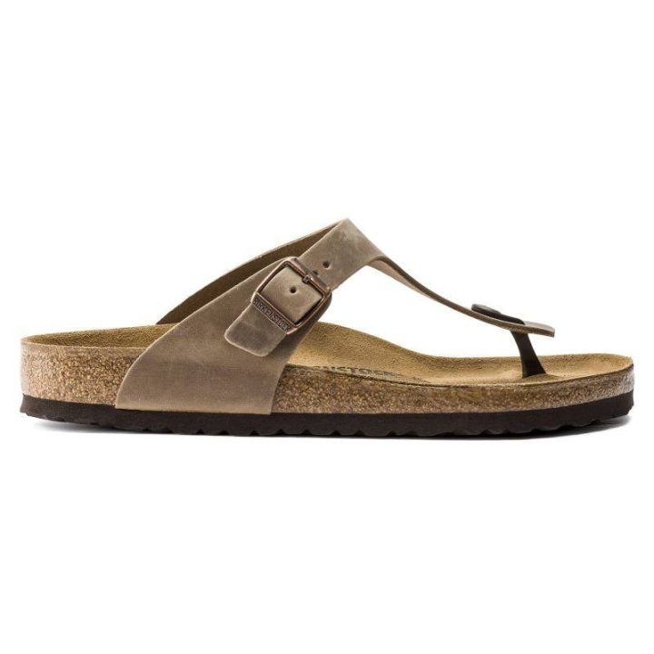Moteriškos šlepetės Birkenstock Gizeh, rudos