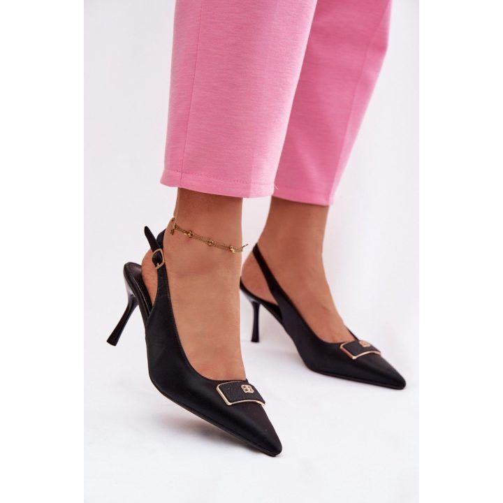 Moteriški aukštakulniai bateliai Step In Style – juoda