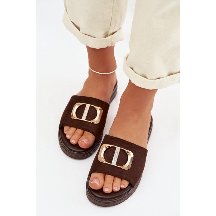 Moteriškos šlepetės 36–41 Step In Style – ruda