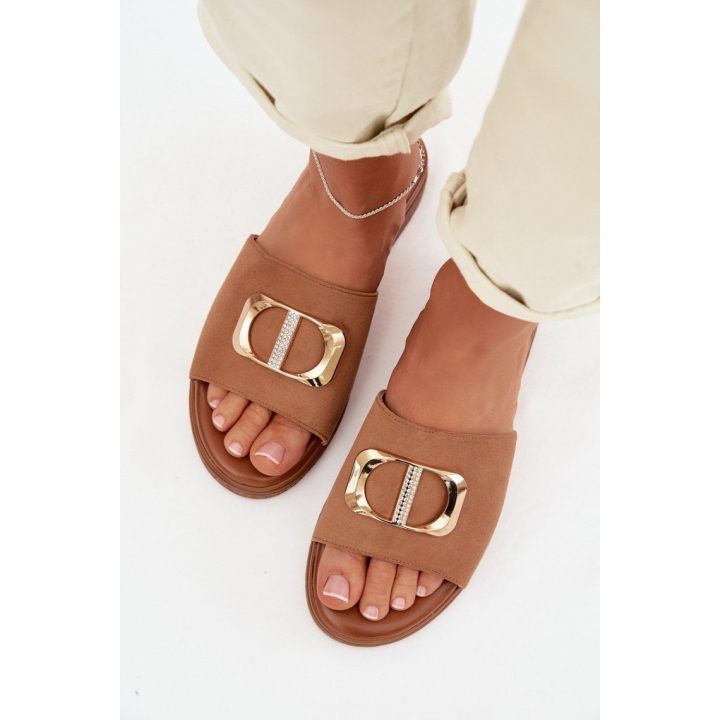 Moteriškos šlepetės 36–41 Step In Style – ruda