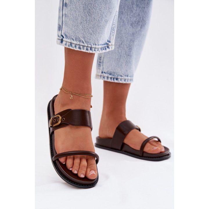 Moteriškos šlepetės 36–41 Step In Style – ruda