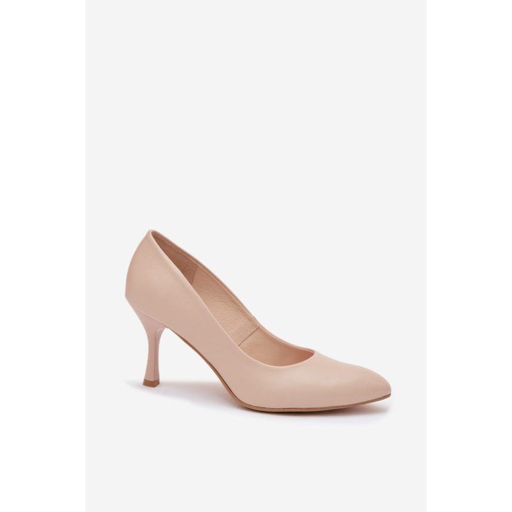 Smėlio spalvos aukštakulniai bateliai Step in style