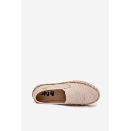 Moteriškos espadrilės su platforma Lee Cooper, smėlio spalvos