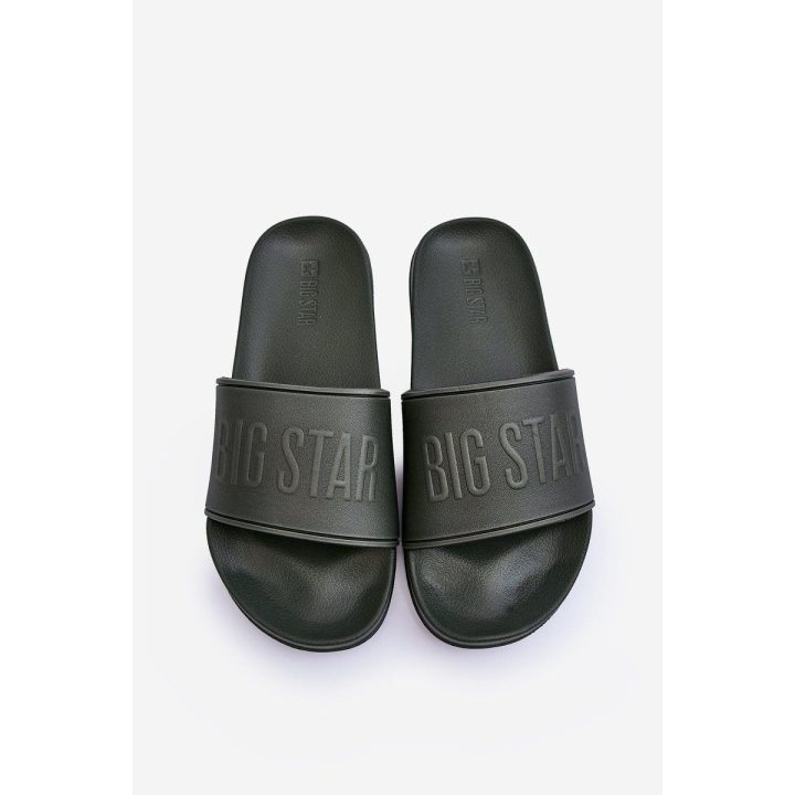 Vyriškos lengvos šlepetės Big Star MM174324 Dark Green BSB27251