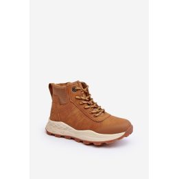Vaikiški šilti trekingo batai Trappers Camel Big Star MM374202