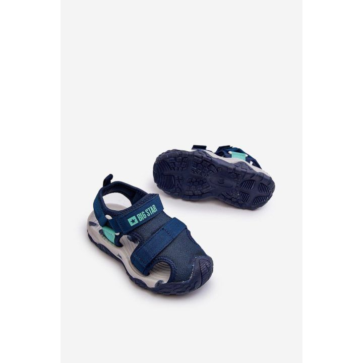 Berniukų sandalai su velcro Big Star NN374236 Navy