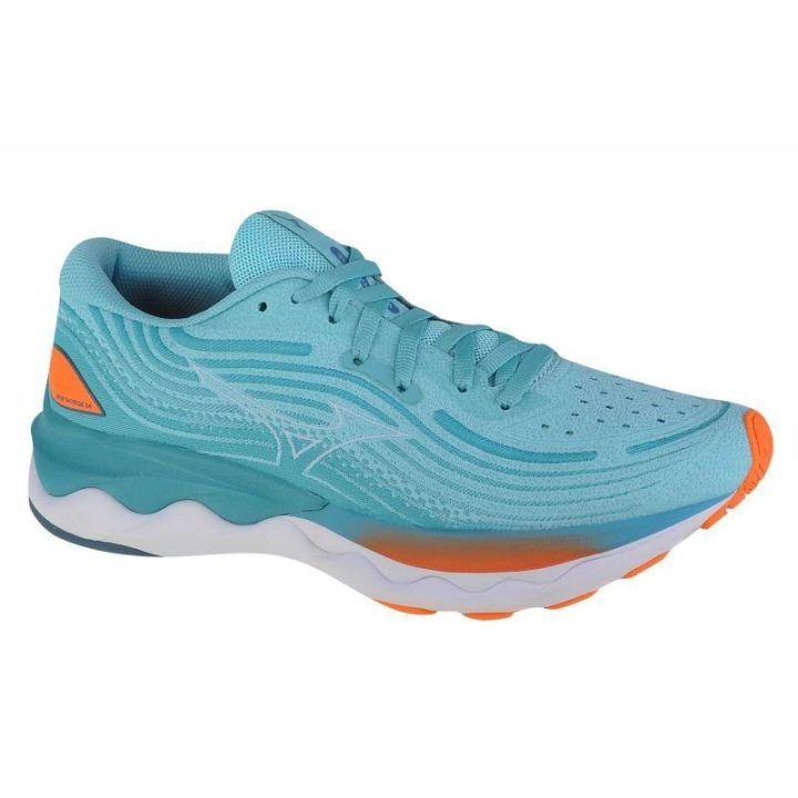 Moteriški bėgimo bateliai Mizuno Wave Skyrise 4, mėlyni