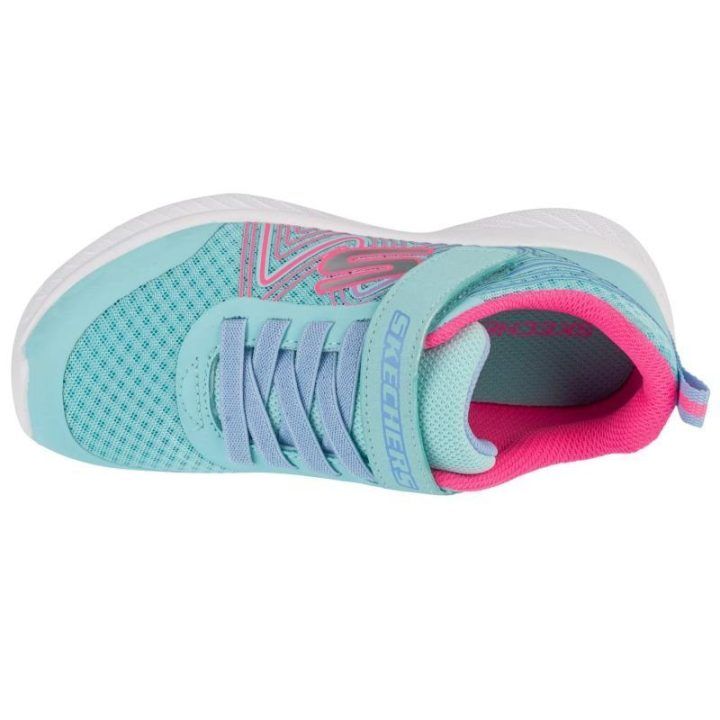Sportbačiai Skechers Microspec Plus – Swirl Sweet, mėlyni