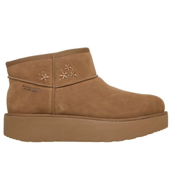 Moteriški zomšiniai įspiriami batai Skechers Keep Cozy