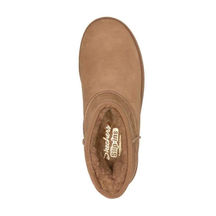 Moteriški zomšiniai įspiriami batai Skechers Keep Cozy