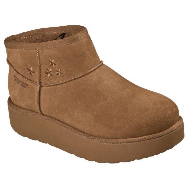 Moteriški zomšiniai įspiriami batai Skechers Keep Cozy