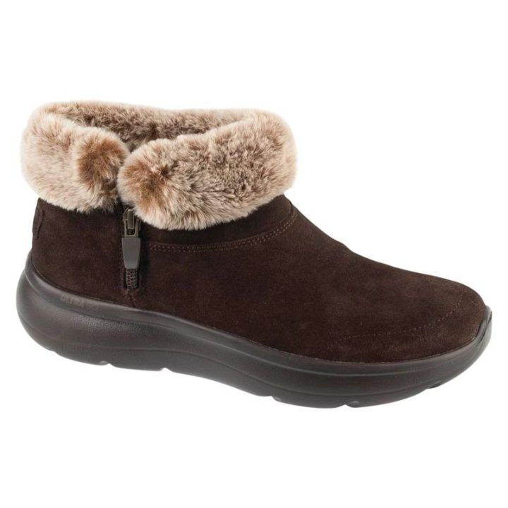 Žieminiai batai Skechers On-The-Go Encore – Snow-Capped, rudi