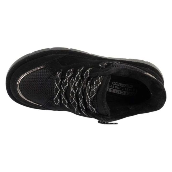 Aulinukai Skechers Slip-ins: Keepsakes Cozy-Street Hiker EZ, juodi