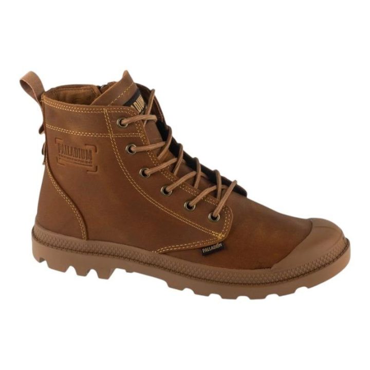 Laisvalaikio batai Palladium Pampa Zip Lth Legacy, rudi