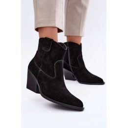 Moteriški aulinukai su 7,5 cm kulnu Step in style, juodi