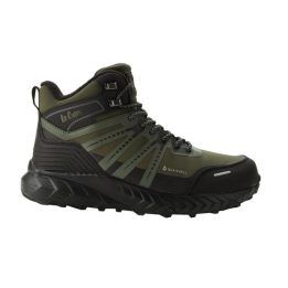 Vyriški pašiltinti žieminiai trekingo batai Lee Cooper, žali