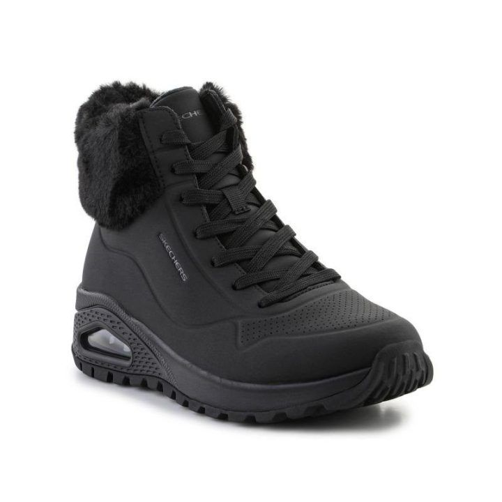 Moteriški laisvalaikio batai Skechers Uno Rugged Fall Air, juodi