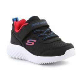 Vaikiški sportbačiai su lipukais Skechers Bounder Techrox, juodi