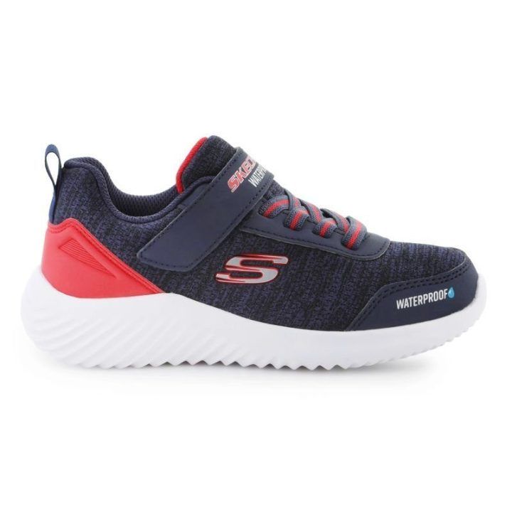 Vaikiški sportbačiai Skechers Bounder-Dripper Drop, tamsiai mėlyni ir raudoni