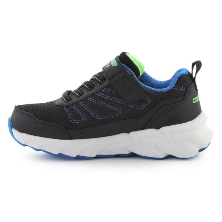 Vaikiški sportbačiai Skechers Elite Sport Tread, juodi ir mėlyni