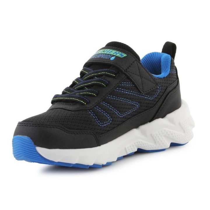 Vaikiški sportbačiai Skechers Elite Sport Tread, juodi ir mėlyni