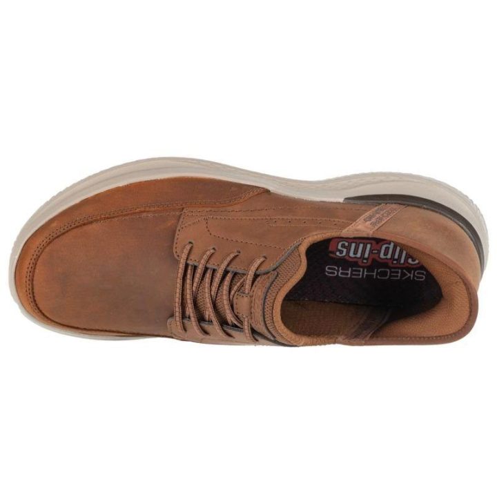 Vyriški įspiriami sportbačiai Skechers Slip-Ins Rory, rudi