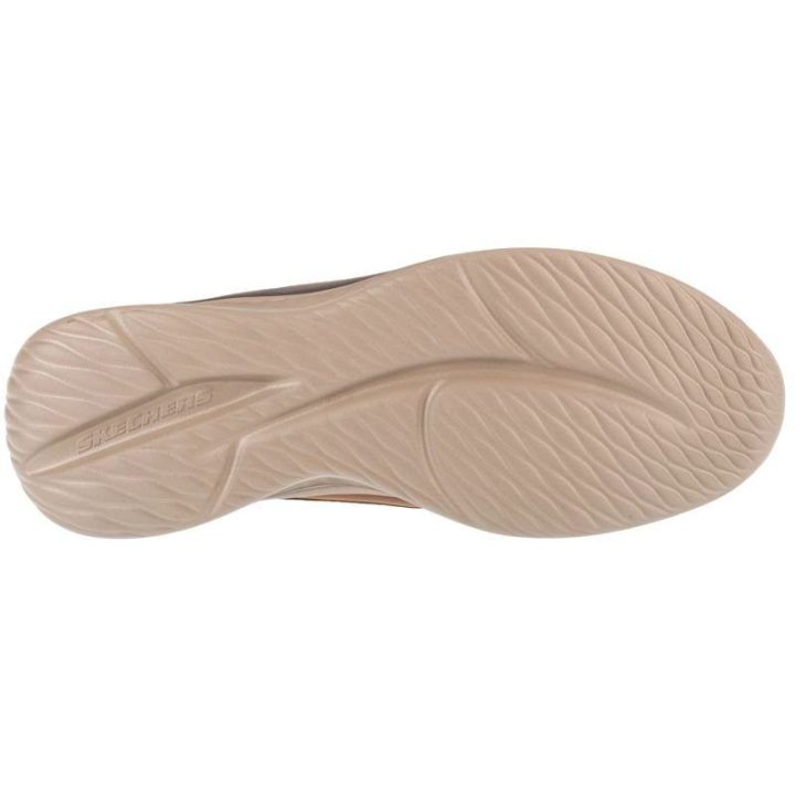 Vyriški įspiriami laisvalaikio batai Skechers Slip-Ins, rudi