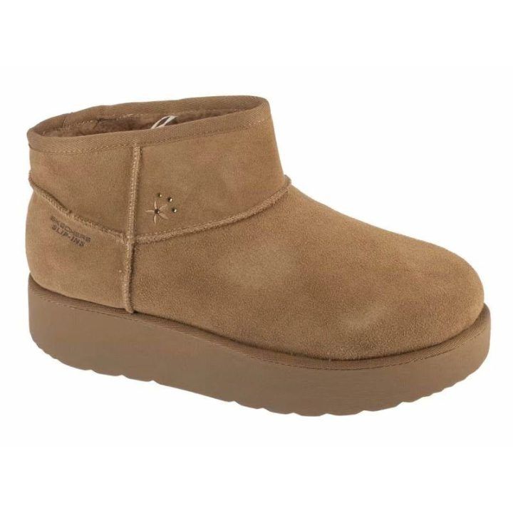 Moteriški įspiriami aulinukai Skechers Slip-Ins Keep Cozy, kaštoniniai