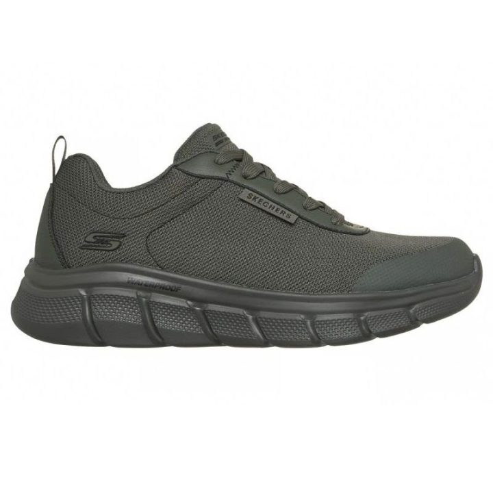 Vyriški neperšlampami sportbačiai Skechers BOBS Sport, alyvuogių