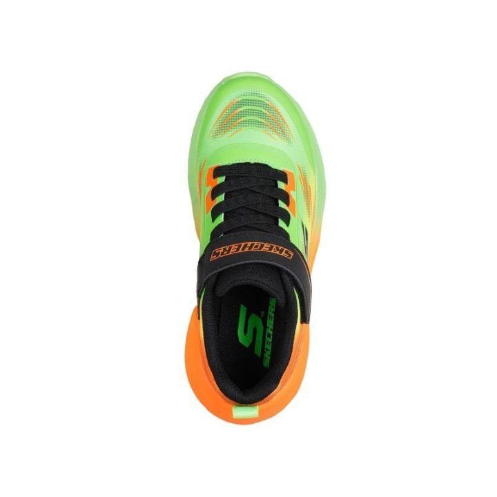 Vaikiški sportbačiai Skechers Tidal-Tech, žali ir įvairiaspalviai