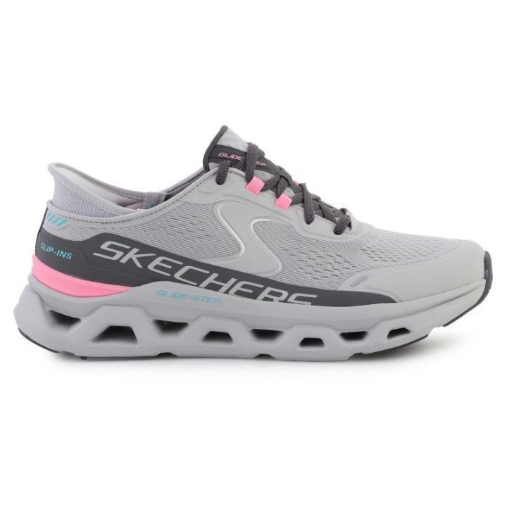 Moteriški sportbačiai Skechers Glide-Step Altus, pilki ir rožiniai
