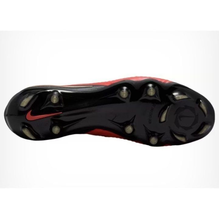Futbolo bateliai Nike Phantom 6 Low Elite FG, ryškiai raudoni ir juodi