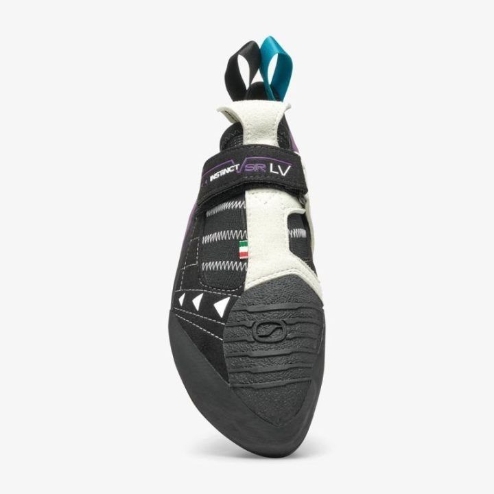 Laipiojimo bateliai Scarpa Instinct VSR LV, juodi/violetiniai/pieno