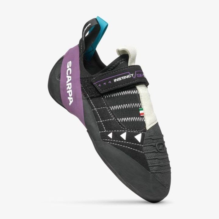 Laipiojimo bateliai Scarpa Instinct VSR LV, 38,5, juodi ir violetiniai