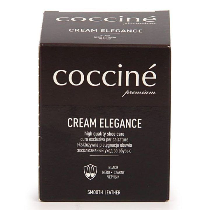 Batų kremas lygių odų priežiūrai Coccine, 50 ml, juodas