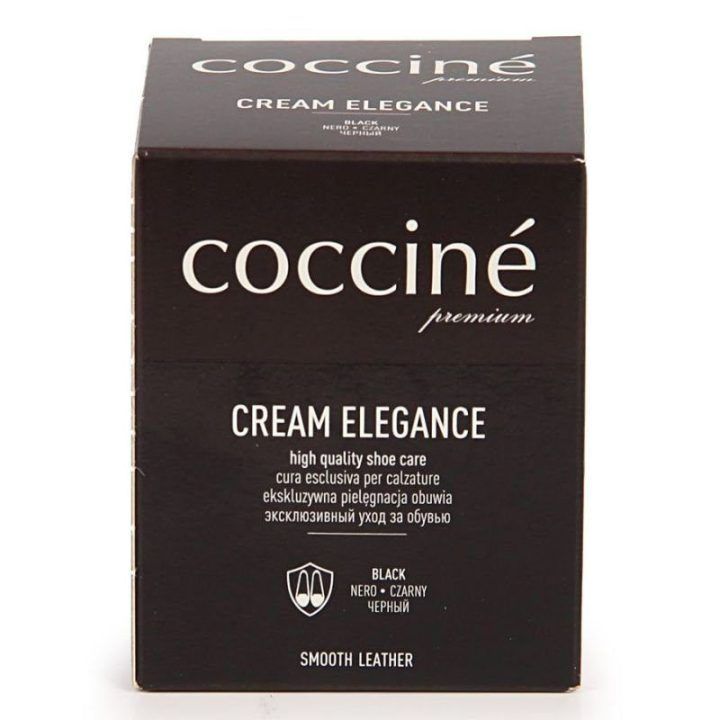 Batų kremas lygių odų priežiūrai Coccine, 50 ml, juodas