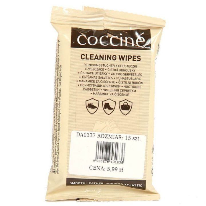 Batų valymo servetėlės Coccine, 15 vnt