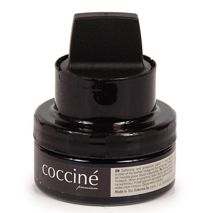 Batų tepalas lygiai odai Coccine, 50 ml, juodas