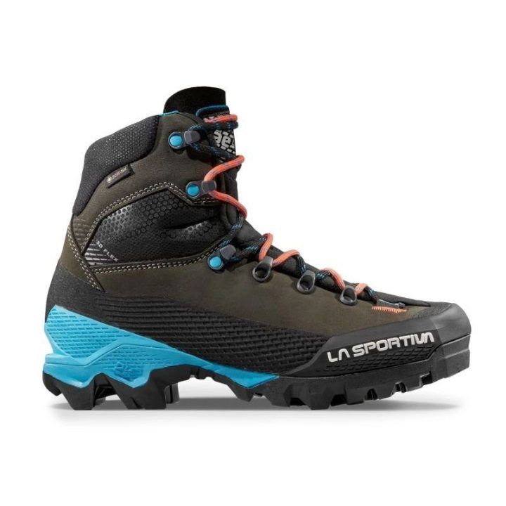 Moteriški žygio batai La Sportiva Aequilibrium LT GTX, juodi ir hibisko spalvos