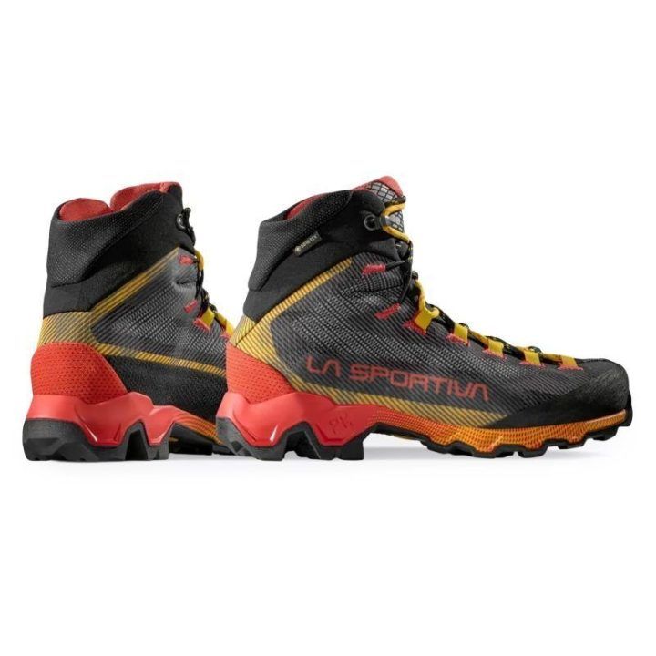 Vyriški žygio batai La Sportiva Aequilibrium Hike GTX, anglies ir geltoni