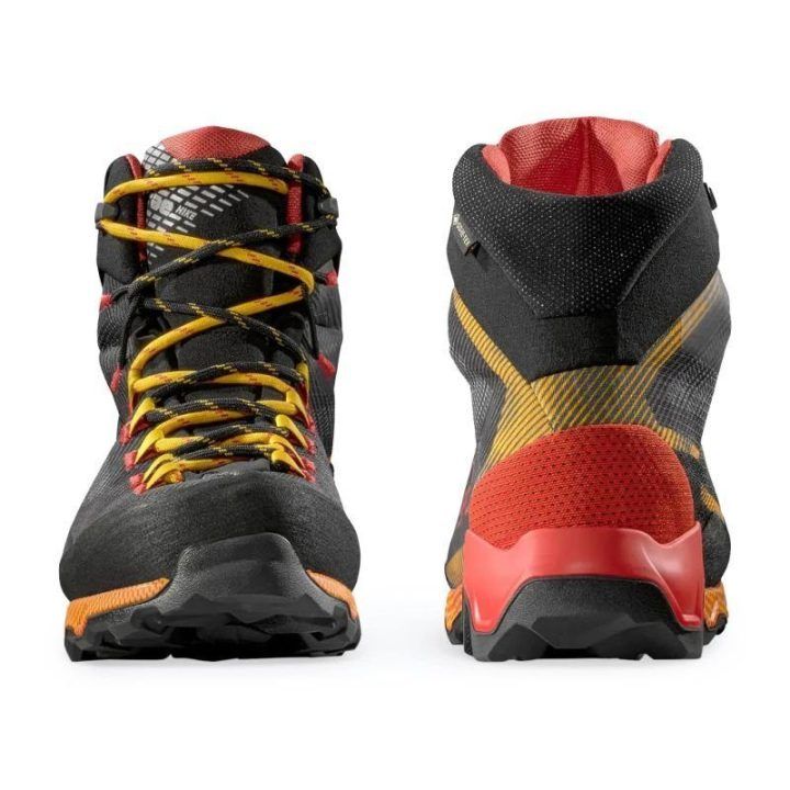 Vyriški žygio batai La Sportiva Aequilibrium Hike GTX, anglies ir geltoni