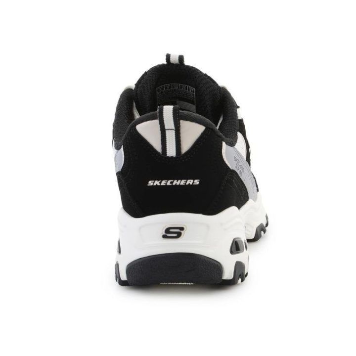 Moteriški įspiriami sportbačiai Skechers, juodi ir natūralios spalvos