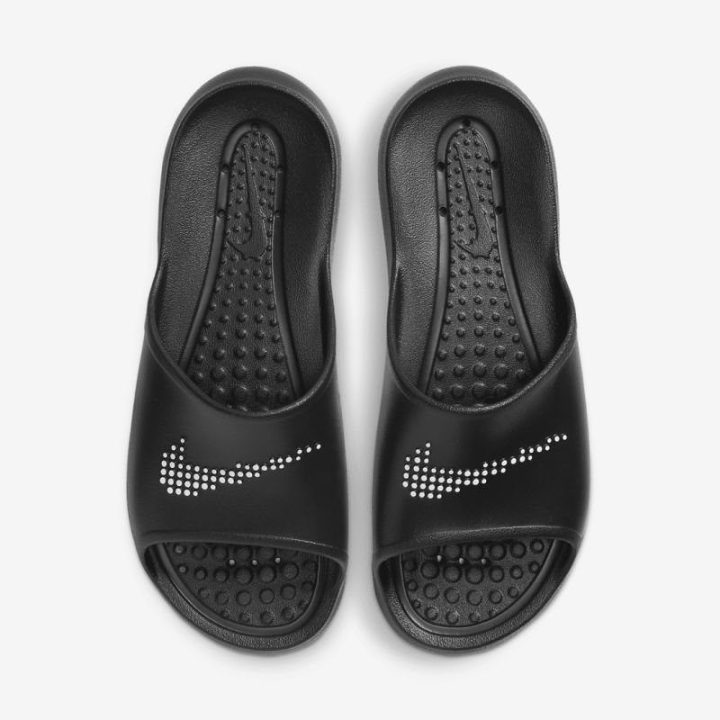 Vyriškos šlepetės dušui Nike Victori One, juodos