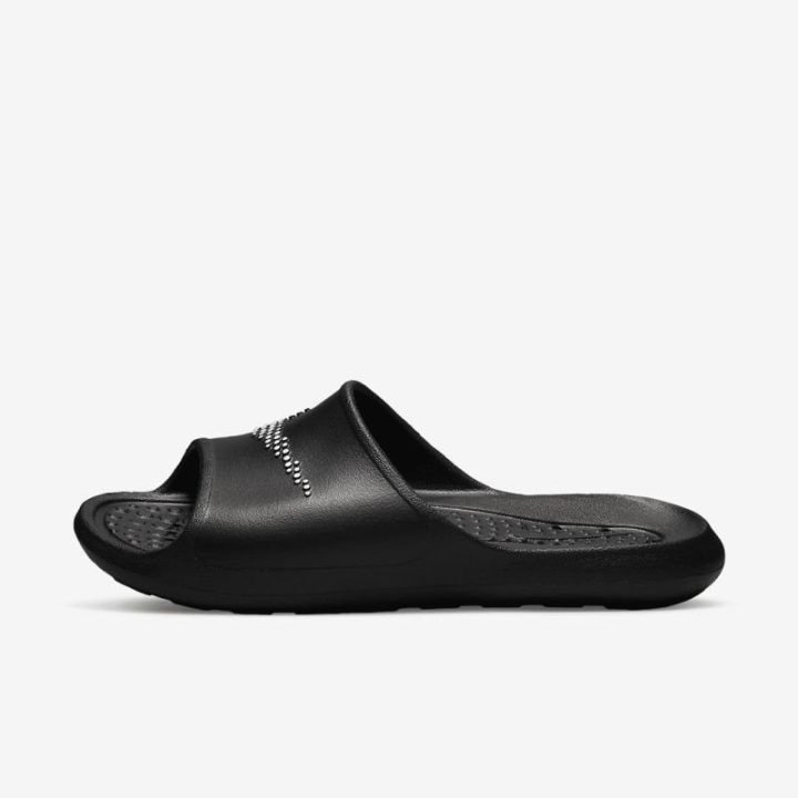 Vyriškos šlepetės dušui Nike Victori One, juodos
