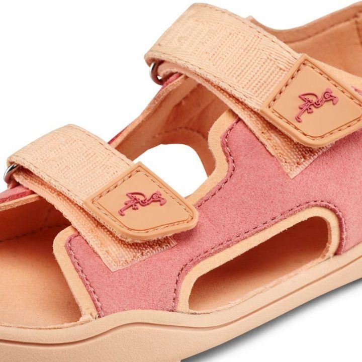 Vaikiškos basutės su lipukais Affenzahn Airy Flamingo