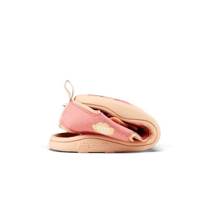 Vaikiškos basutės su lipukais Affenzahn Airy Flamingo