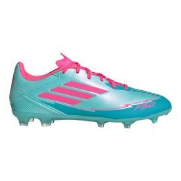 Vyriški futbolo bateliai adidas F50 League Messi, mėlyni ir rožiniai